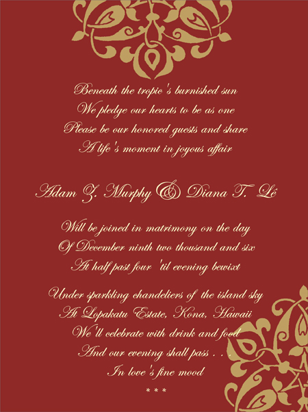 Invitation letter for marriage Invitation letter for marriage