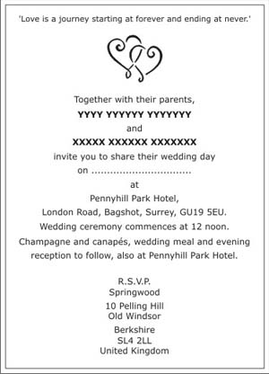 Wedding Invitation Reply Messages