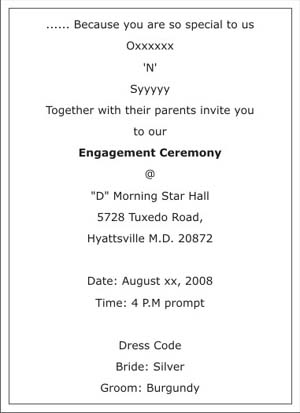 Wedding Sangeet Ceremony Invitation Wordings Sangeet Ceremony